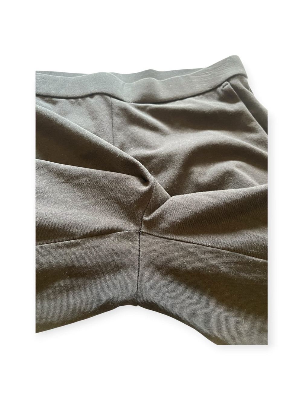 Eileen Fisher Organic Cotton Blend Black Bermuda Pull On Shorts Size XXS - Picture 5 of 7
